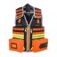 E-VEST'S - záchranářská vesta (přišité přední kapsy) - Velikost: S/M červená