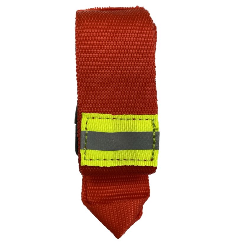 Fixační pás dvoudílný s plastovou sponou - Barva: RED (červená)