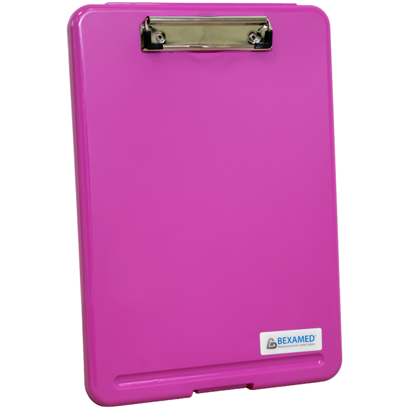 Dokumentační desky CLIPBOARD BEXAMED - Barva: PINK (růžová)